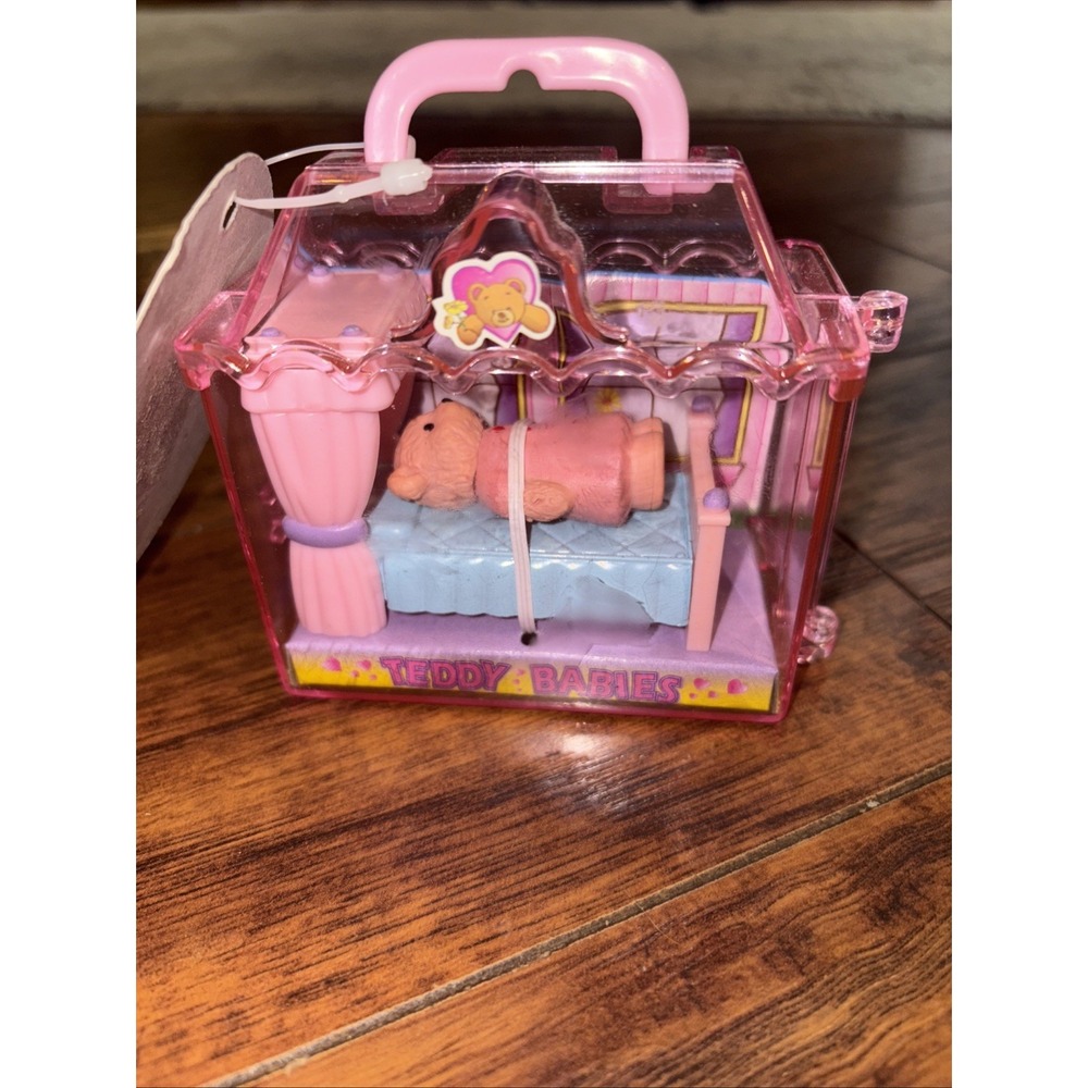 VINTAGE 90'S TEDDY'S FAMILIES‎ BEAR MINI FIGURE PLAYSET